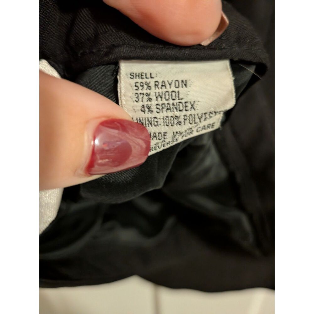 Vintage Talbots Black Made in Japan 2-Piece Suit — Sizes 6
